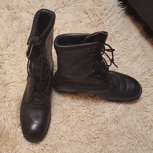 SOLD Authentic Black Leather Military Combat Boots